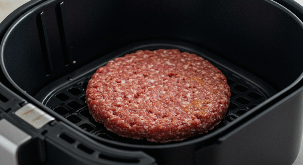Hambúrguer na Airfryer