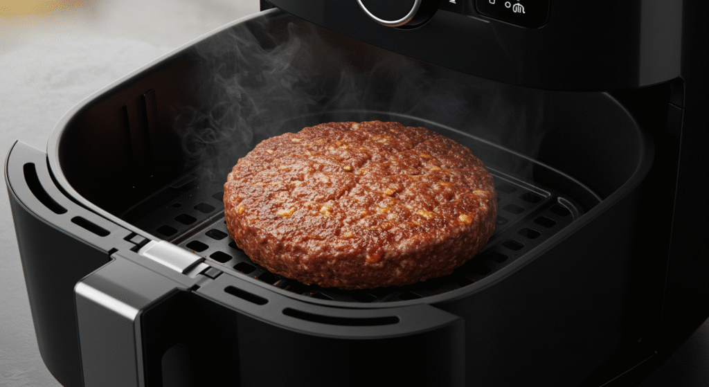Hambúrguer na Airfryer